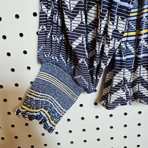 Ted Baker Deliie Blouse Womens Size 3 Accordion Pleated Balloon Sleeve Pullover - Picture 6 of 11